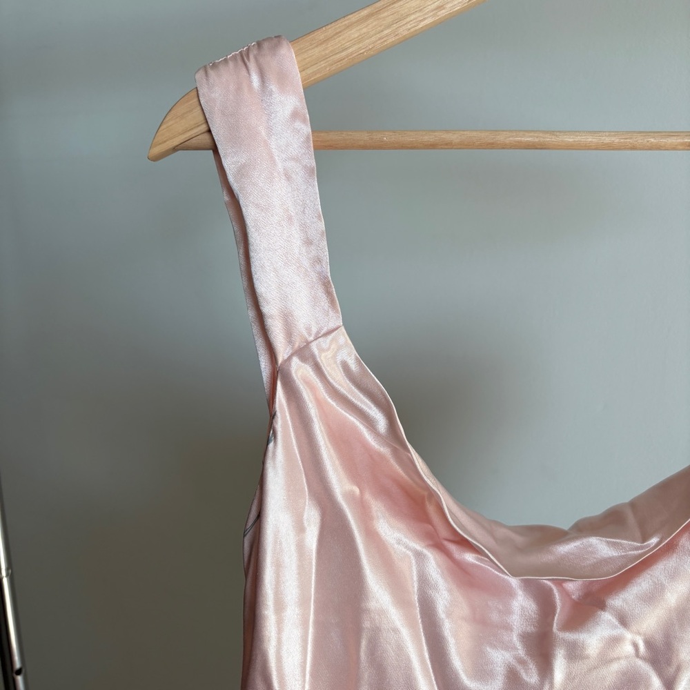 NWT Baby Pink For Love And Lemons “Sawyer” Midi Dress Sz 4 - Picture 4 of 14